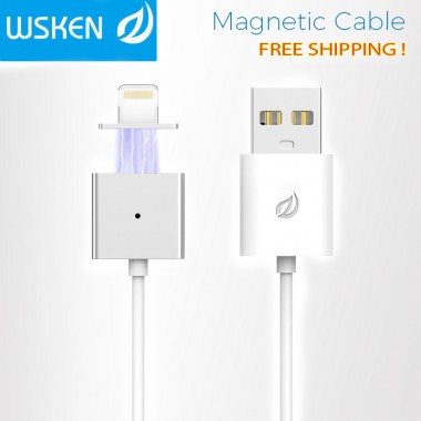 Original WSKEN Smart Metal Magnetic USB Cable For Lightning iphone ipad
