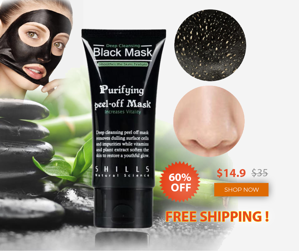 BLACKHEAD REMOVE FACIAL MASKS DEEP CLEANSING PURIFYING PEEL OFF FACE BLACK MASK